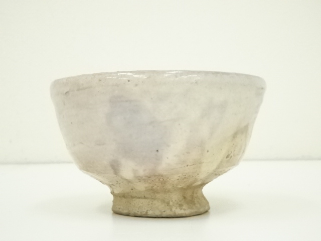 道具 茶室 茶席 茶道具 アンティーク 古道具 萩焼 鬼萩茶碗 ] Kei netshop ネットショップ圭 | 茶碗 永久勝斎造 萩焼 道具 - 工芸品